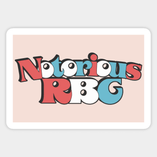 Notorious RBG / Original Ruth Bader Ginsburg Design Sticker